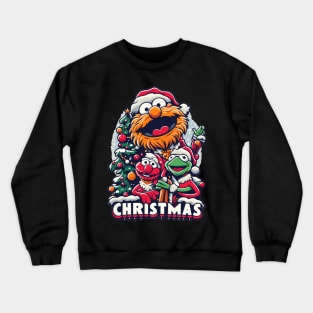 Santa Claus and Muppet Christmas Carol Crewneck Sweatshirt